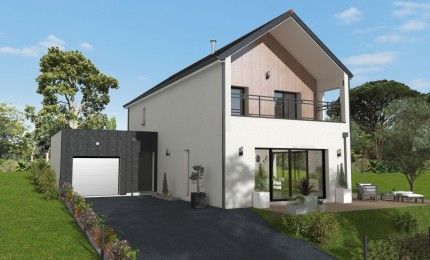 Terrain + Maison neuve de 140&nbsp;m² à Langueux