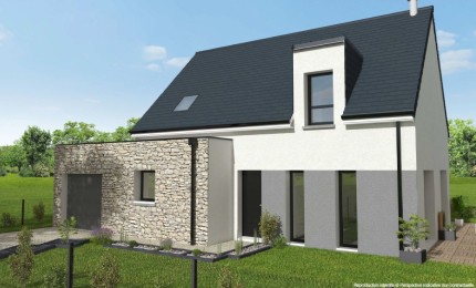 Terrain + Maison neuve de 106&nbsp;m² à Lamballe