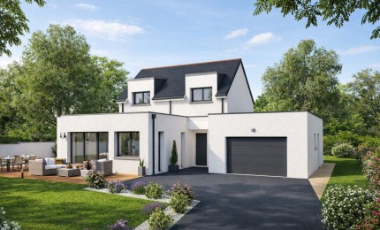 Terrain + Maison neuve de 148&nbsp;m² à Trégueux
