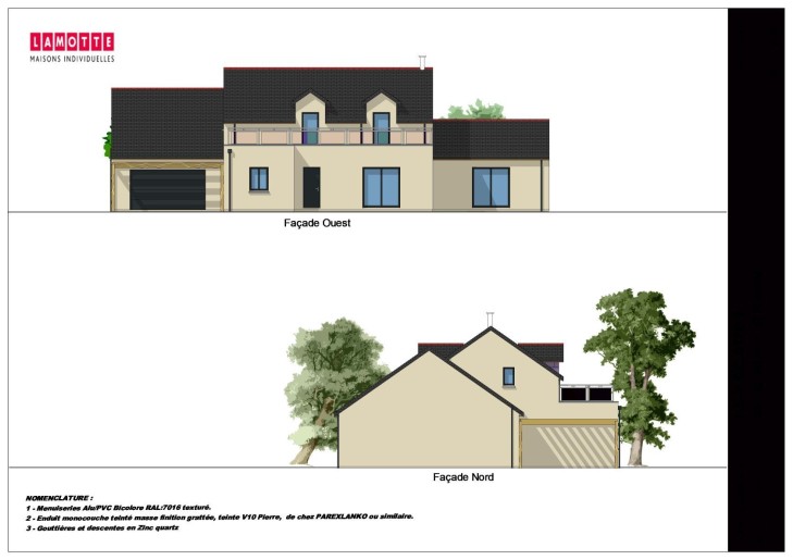 Terrain + Maison neuve de 181&nbsp;m² à Pleubian