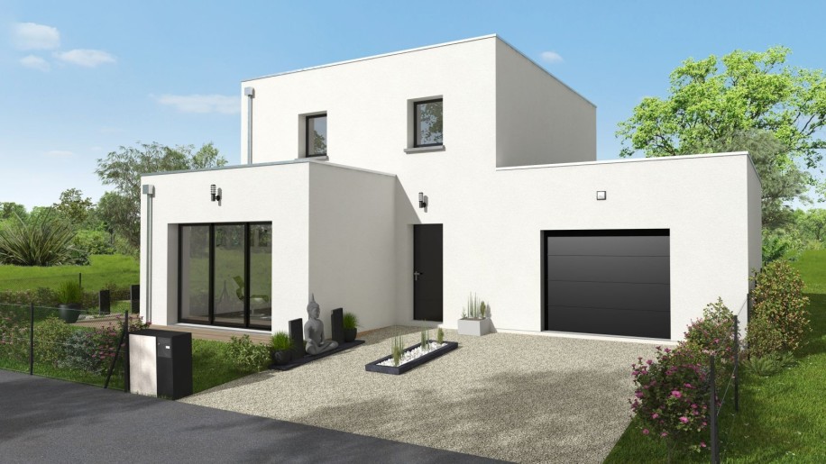 Terrain + Maison neuve de 109&nbsp;m² à Plédran
