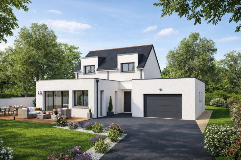 Terrain + Maison neuve de 148&nbsp;m² à Sainte-Sève