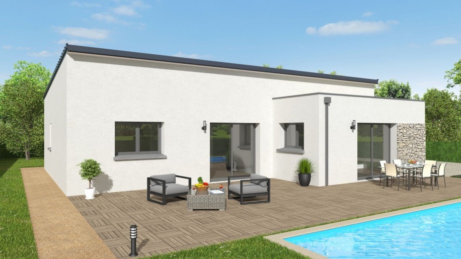 Terrain + Maison neuve de 112&nbsp;m² à Sainte-Sève