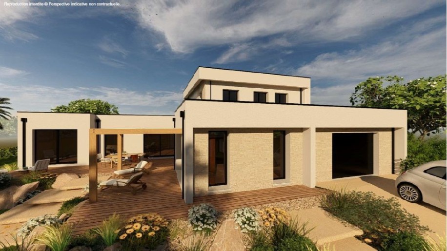 Terrain + Maison neuve de 155&nbsp;m² à Grâces