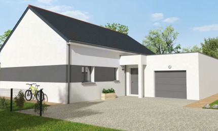 Terrain + Maison neuve de 92&nbsp;m² à Cavan