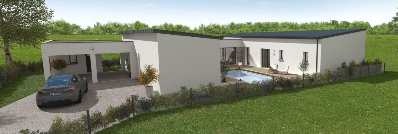 Terrain + Maison neuve de 155&nbsp;m² à Ploufragan