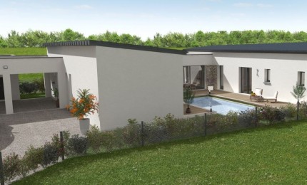 Terrain + Maison neuve de 155&nbsp;m² à Ploufragan