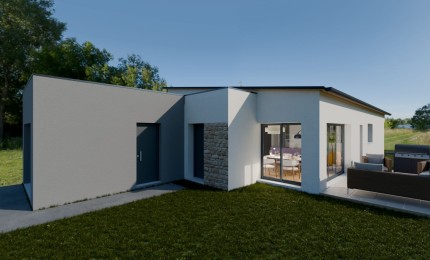 Terrain + Maison neuve de 90&nbsp;m² à Lanvollon