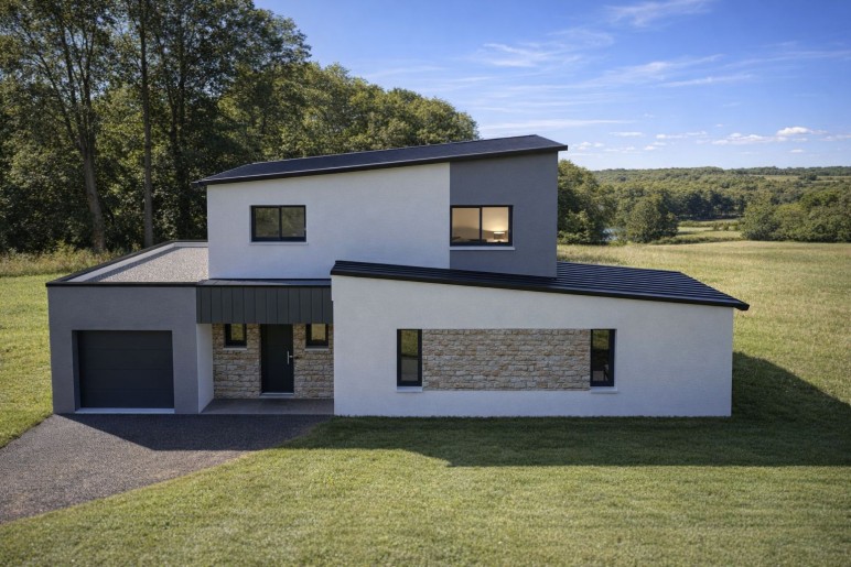 Terrain + Maison neuve de 125&nbsp;m² à Lanvollon