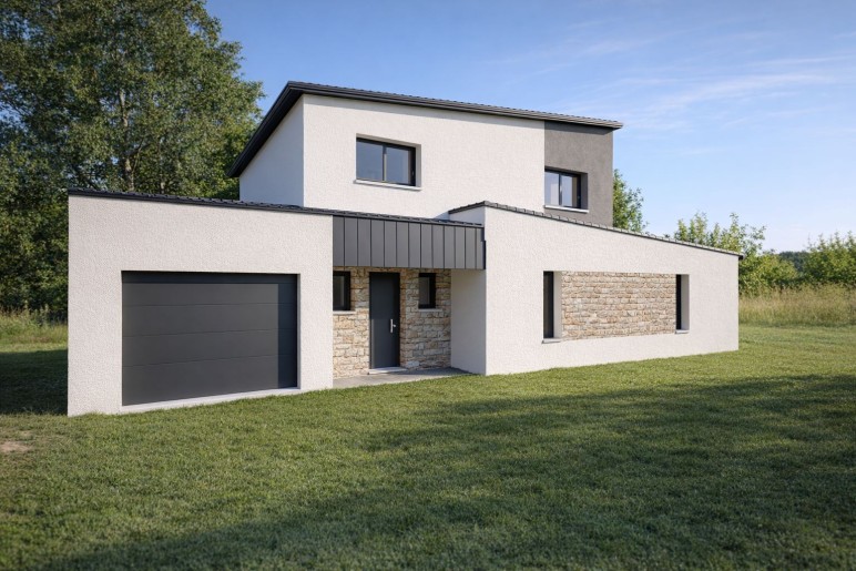 Terrain + Maison neuve de 125&nbsp;m² à Plouézec