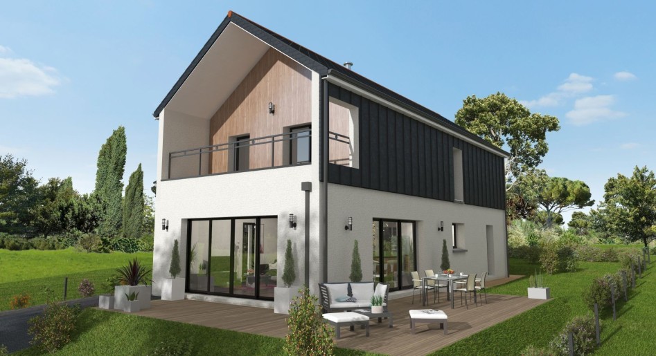 Terrain + Maison neuve de 140&nbsp;m² à Châtelaudren
