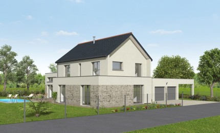 Terrain + Maison neuve de 234&nbsp;m² à Plouagat