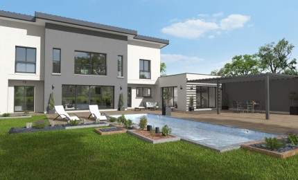 Terrain + Maison neuve de 280&nbsp;m² à Trégastel