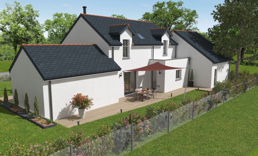 Terrain + Maison neuve de 181&nbsp;m² à Pleubian