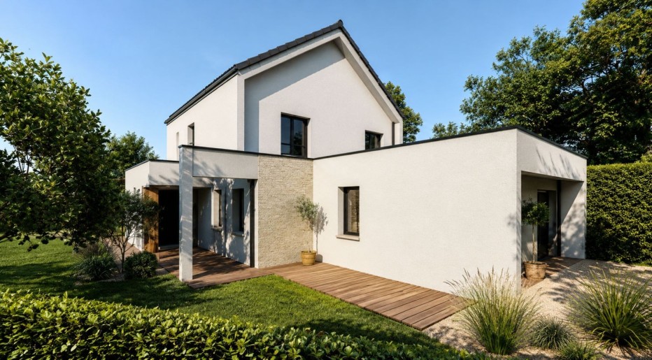 Terrain + Maison neuve de 150&nbsp;m² à Pléneuf-Val-André