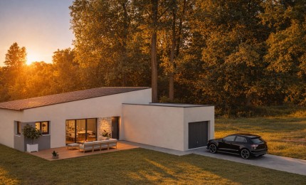 Terrain + Maison neuve de 84&nbsp;m² à Lamballe