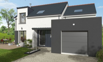 Terrain + Maison neuve de 119&nbsp;m² à Garlan