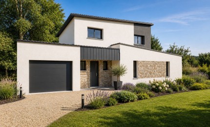 Terrain + Maison neuve de 125&nbsp;m² à Saint-Brieuc