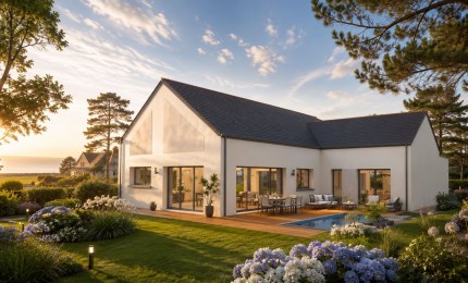 Terrain + Maison neuve de 127&nbsp;m² à Erquy