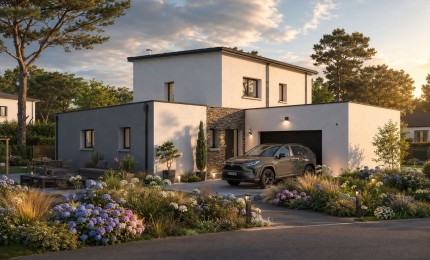 Terrain + Maison neuve de 177&nbsp;m² à Lannion