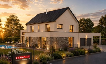 Terrain + Maison neuve de 234&nbsp;m² à Paimpol