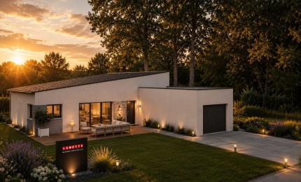 Terrain + Maison neuve de 84&nbsp;m² à Lamballe