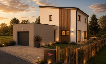 Terrain + Maison neuve de 104&nbsp;m² à Plestan