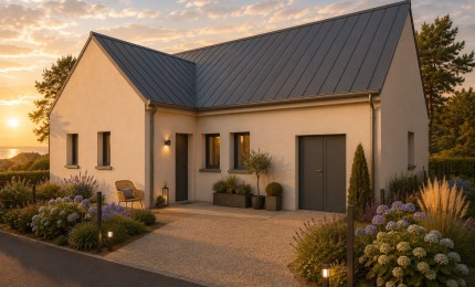 Terrain + Maison neuve de 82&nbsp;m² à Saint-Carreuc