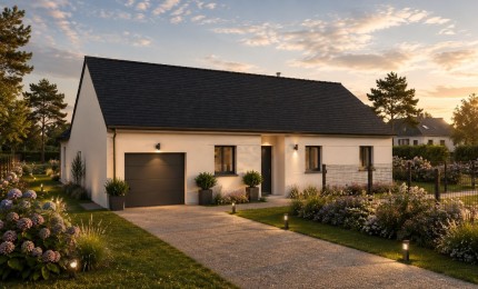 Terrain + Maison neuve de 108&nbsp;m² à Trégueux
