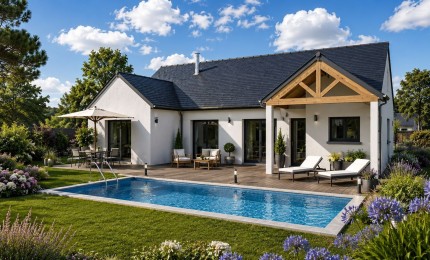 Terrain + Maison neuve de 108&nbsp;m² à Trégueux