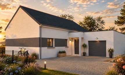 Terrain + Maison neuve de 92&nbsp;m² à Saint-Carreuc