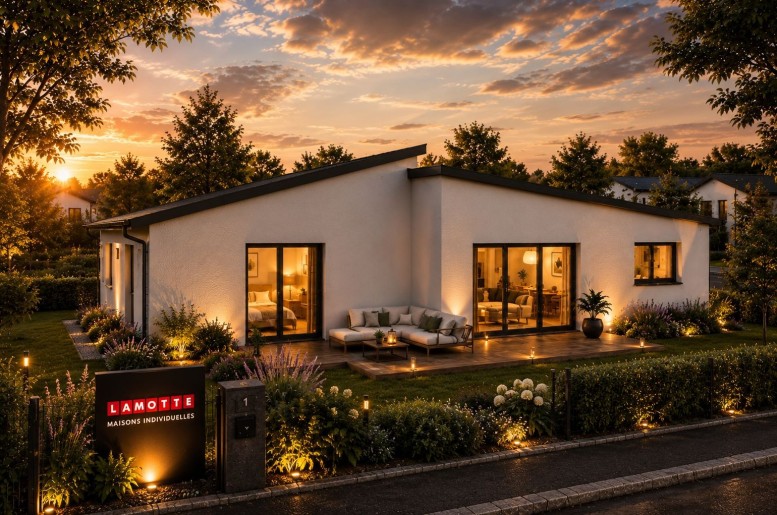 Terrain + Maison neuve de 110&nbsp;m² à Trégueux
