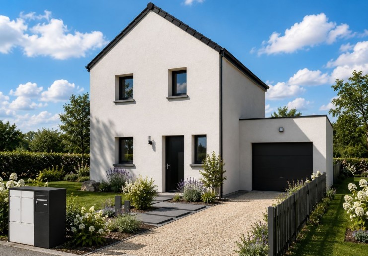 Terrain + Maison neuve de 85&nbsp;m² à Pléneuf-Val-André