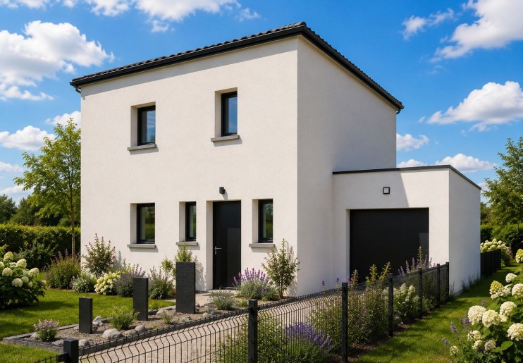 Terrain + Maison neuve de 95&nbsp;m² à Lamballe