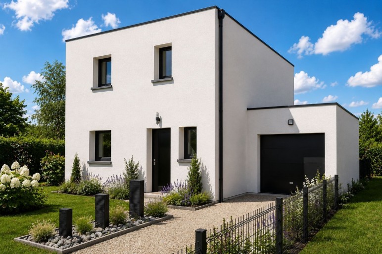 Terrain + Maison neuve de 95&nbsp;m² à Aucaleuc