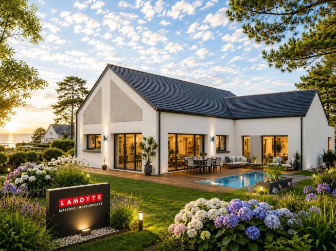 Terrain + Maison neuve de 127&nbsp;m² à Ploufragan