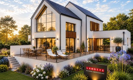 Terrain + Maison neuve de 230&nbsp;m² à Plérin