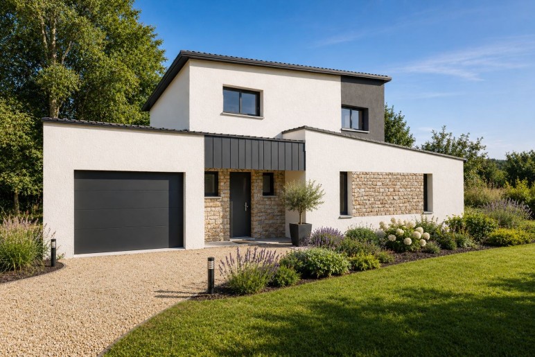 Terrain + Maison neuve de 125&nbsp;m² à Saint-Brieuc