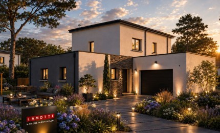 Terrain + Maison neuve de 177&nbsp;m² à Lannion