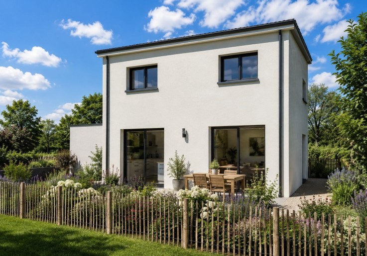 Terrain + Maison neuve de 104&nbsp;m² à Plestan
