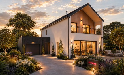 Terrain + Maison neuve de 140&nbsp;m² à Saint-Brieuc