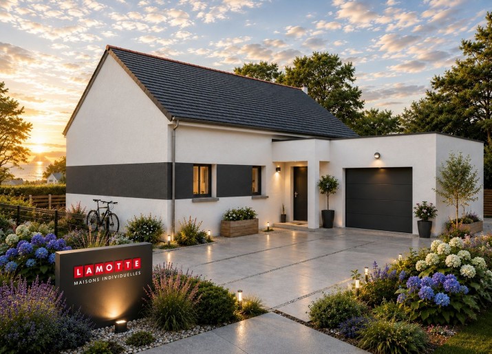 Terrain + Maison neuve de 92&nbsp;m² à Plouagat