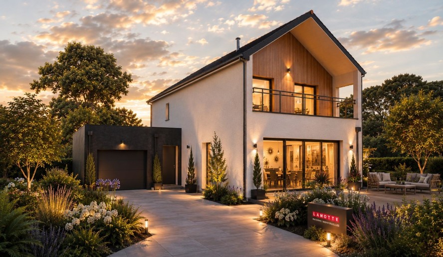 Terrain + Maison neuve de 140&nbsp;m² à Châtelaudren