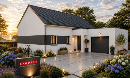 Terrain + Maison neuve de 92&nbsp;m² à Saint-Carreuc