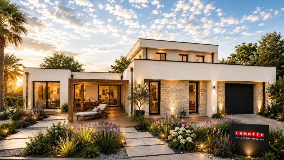 Terrain + Maison neuve de 155&nbsp;m² à Ploufragan