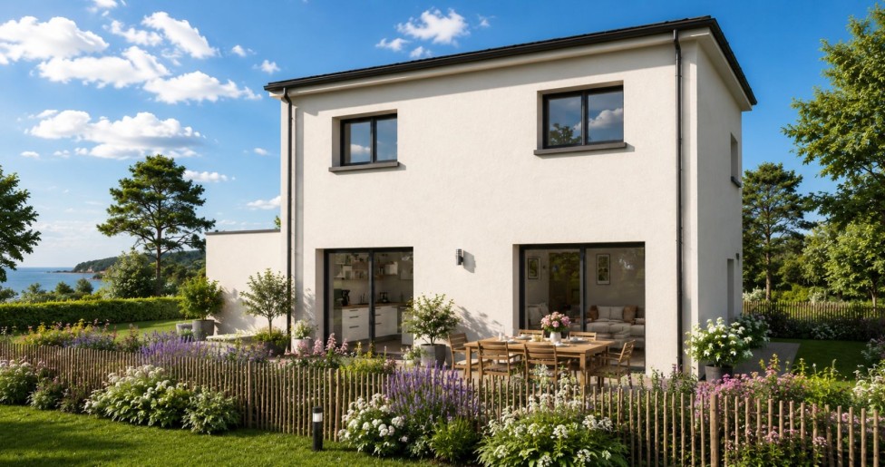 Terrain + Maison neuve de 104&nbsp;m² à Plaintel