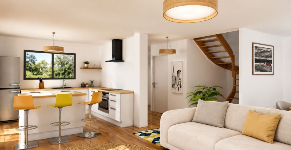 Terrain + Maison neuve de 104&nbsp;m² à Lamballe