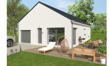 Terrain + Maison neuve de 74&nbsp;m² à Lamballe