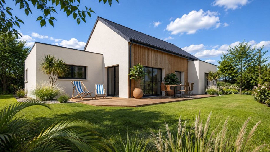Terrain + Maison neuve de 129&nbsp;m² à Pléneuf-Val-André