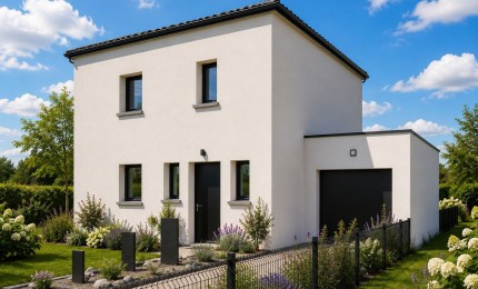 Terrain + Maison neuve de 95&nbsp;m² à Loudéac